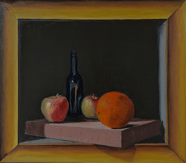 Apples and orange by Phil Went
