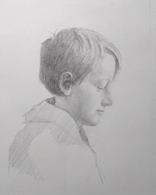 Hamish in Pencil by Phil Went