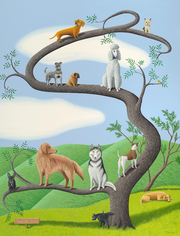 TREE OF DOG by JANE TROUP