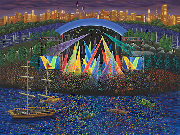 PHISH CONCERT by JANE TROUP