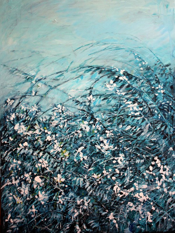 Blue field by Marleen De Waele