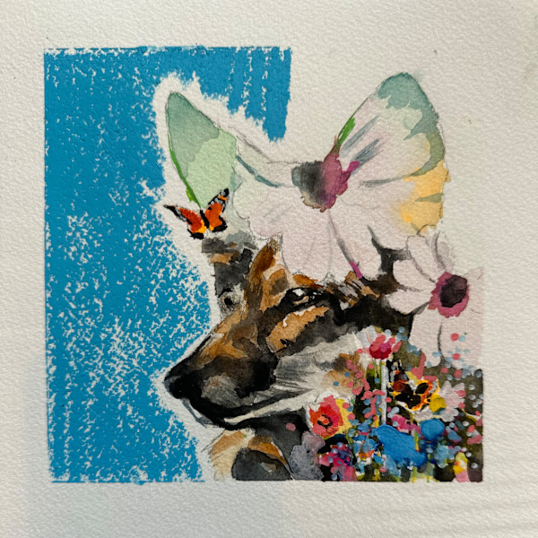 Wild Cartography no. 20 - Framed by Anna Wise