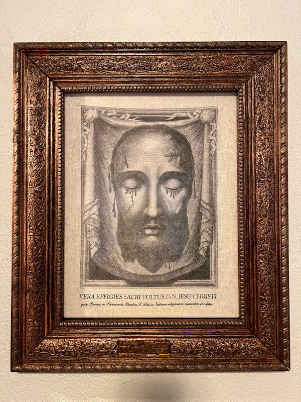Holy Face relic custom frame 2 by Elizabeth A. Zokaites, Image 2.
