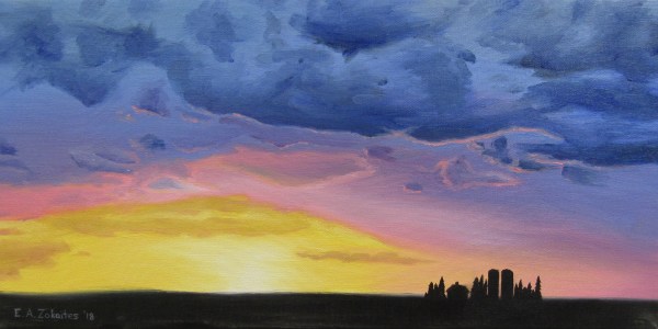 Sunset on the Prairie by Elizabeth A. Zokaites