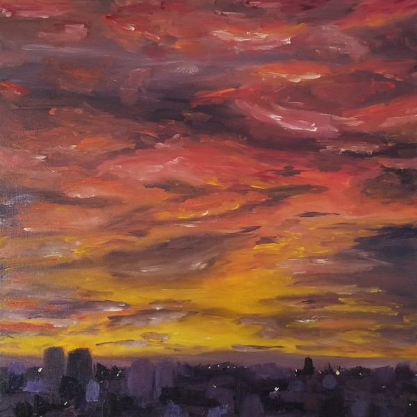 Sunset Skyline by Elizabeth A. Zokaites