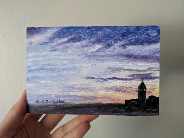 Sunset Tower by Elizabeth A. Zokaites