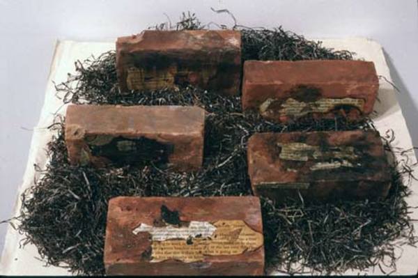 Holocaust Bricks by Marilyn Banner