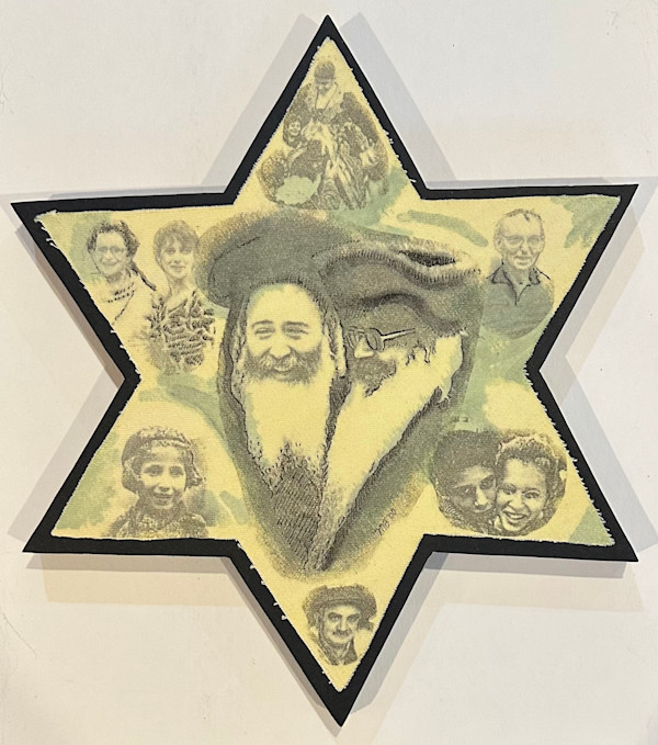 Two Laughing Rabbis by Marilyn Banner, Image 2.