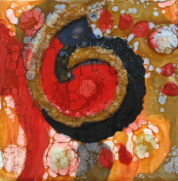 Red Spiral by Marilyn Banner