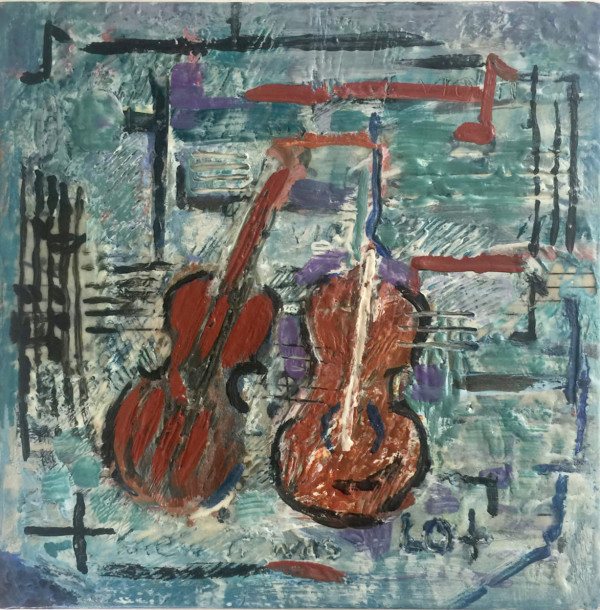 Two Violins by Marilyn Banner