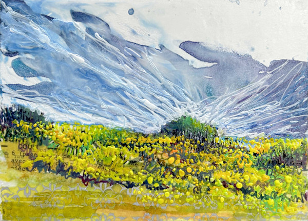 Canola, Dramatic Sky by Diane Larouche Ellard