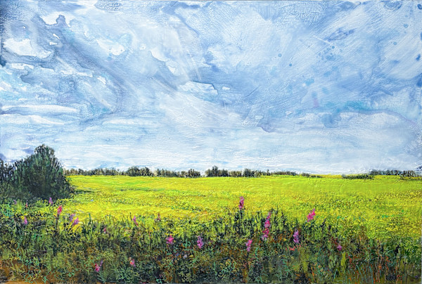 Canola and Fireweed by Diane Larouche Ellard