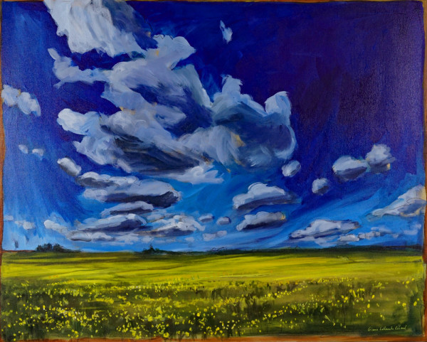 Clouds and Canola by Diane Larouche Ellard