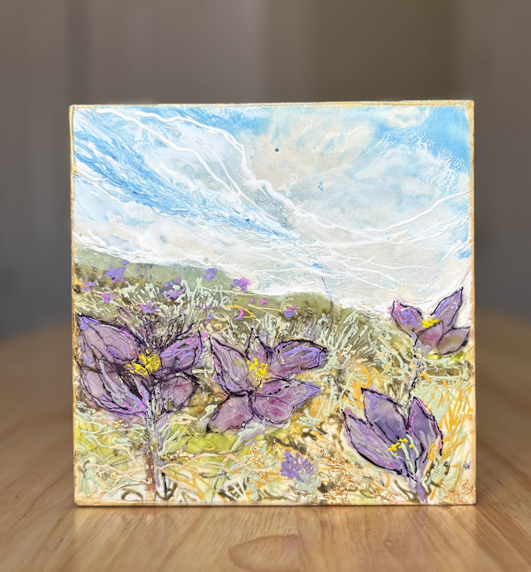 Crocus and Gold by Diane Larouche Ellard, Image 1.