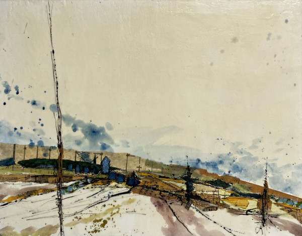 Cross On The Hill by Diane Larouche Ellard