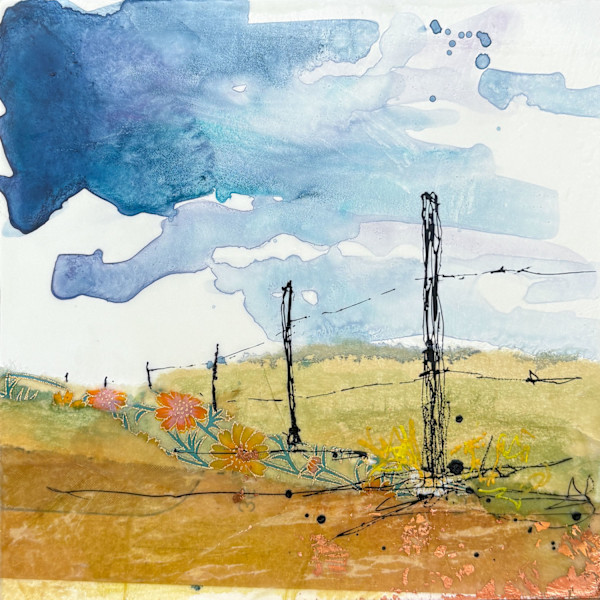 Ink Fenceline by Diane Larouche Ellard
