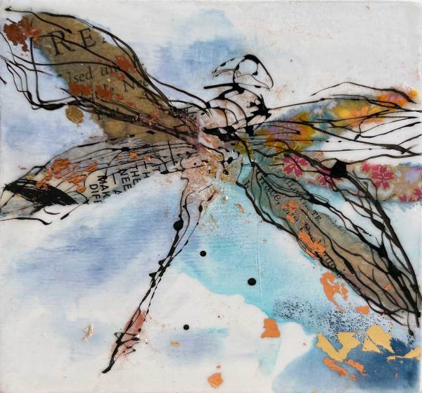 Iridescent Dragonfly by Diane Larouche Ellard