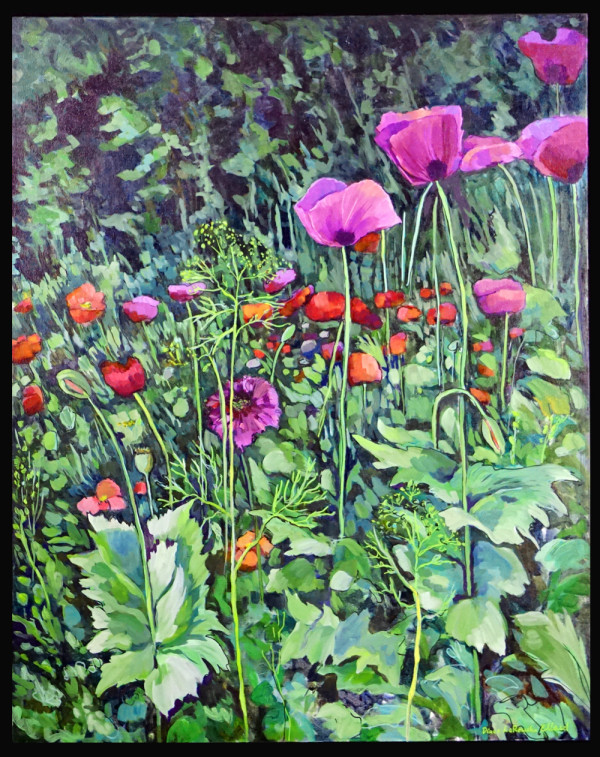 Poppy Jungle by Diane Larouche Ellard