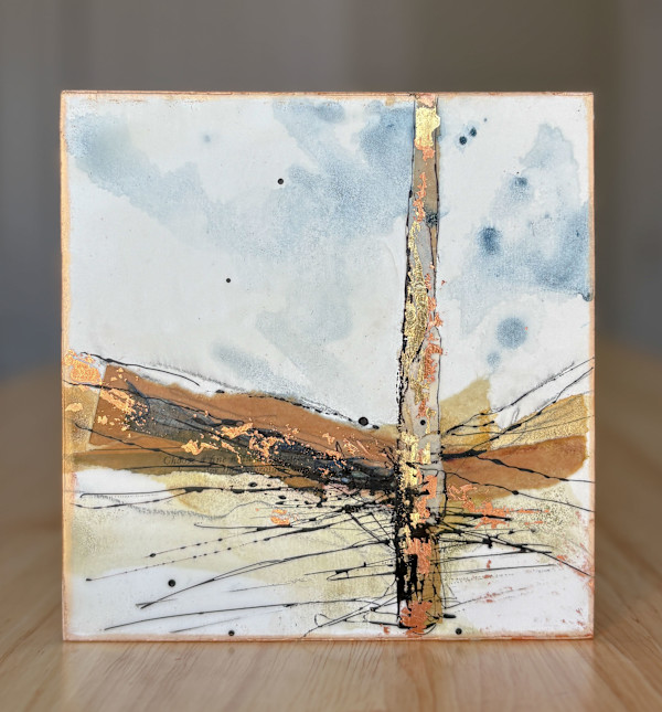 Prairie Fence Abstraction #5 by Diane Larouche Ellard, Image 1.