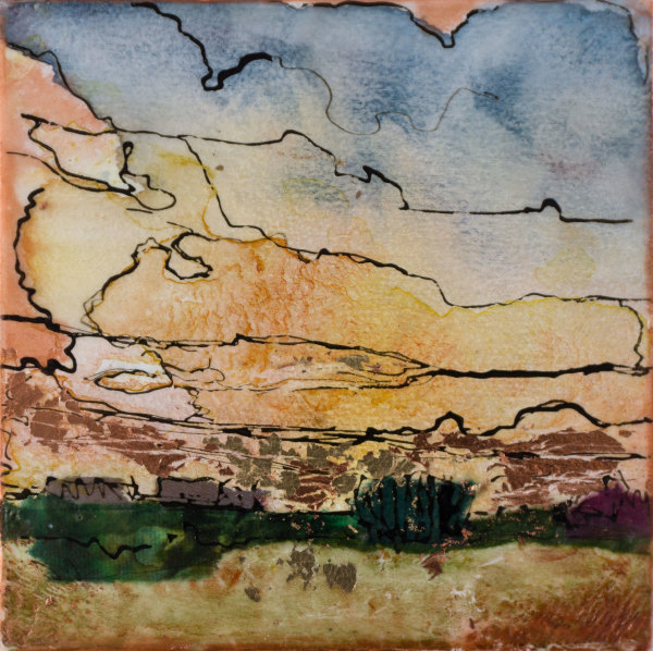 Prairie Sunset by Diane Larouche Ellard