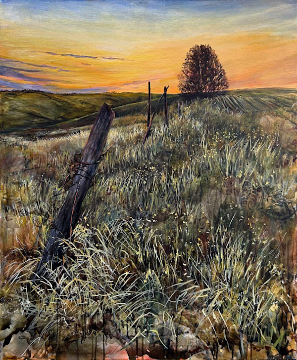 Sunset At The Coulee by Diane Larouche Ellard, Image 1.