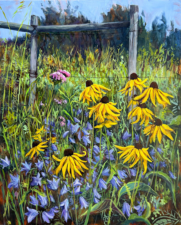 Susans in the Corner by Diane Larouche Ellard, Image 1.