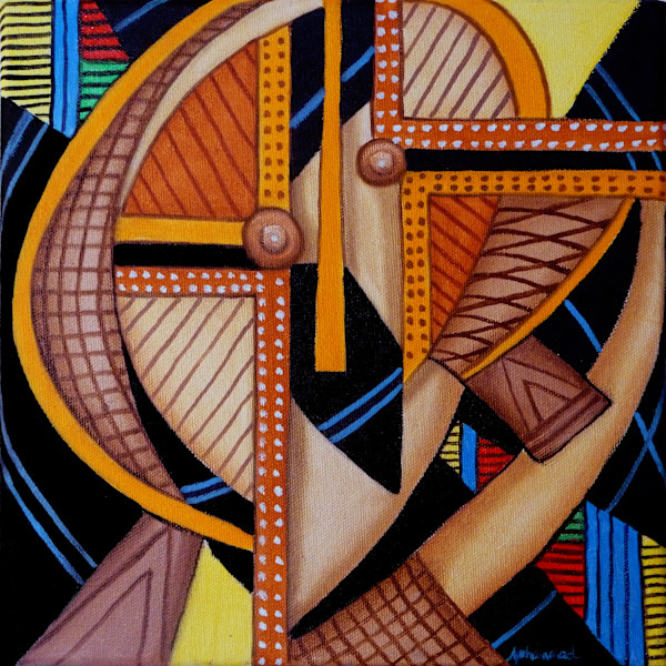 Maruvian Bakota Mask by Marcella Hayes Muhammad