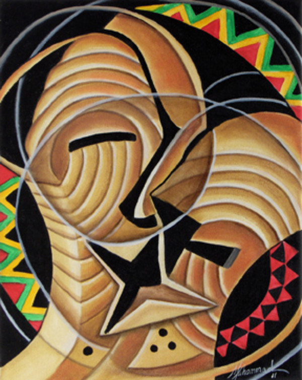 Maruvian Healing Mask by Marcella Hayes Muhammad, Image 1.