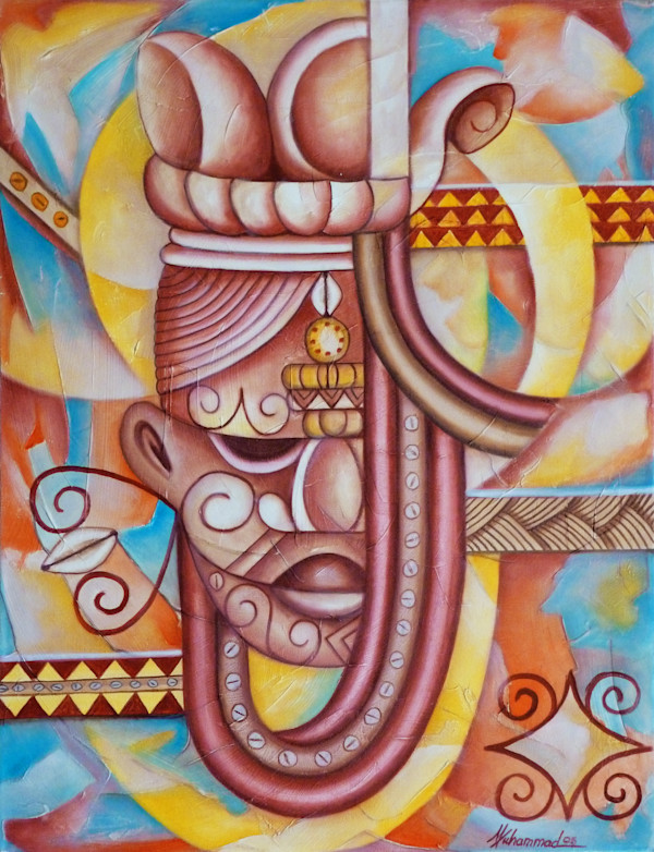 Maruvian Ibibio Mask by Marcella Hayes Muhammad