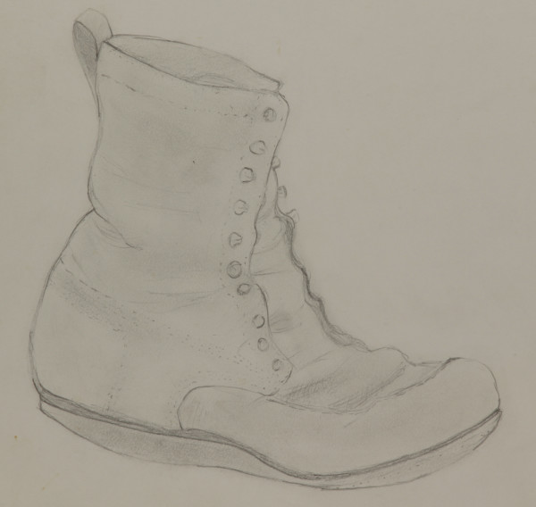Shading of Old Boot by Carol Zirkle