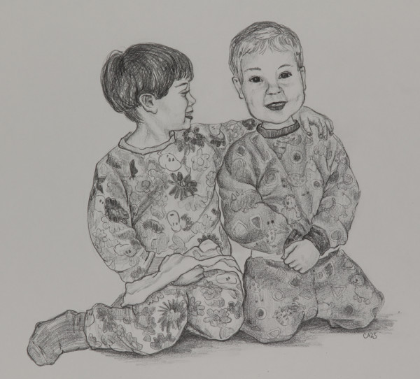 Sister and Brother by Carol Zirkle