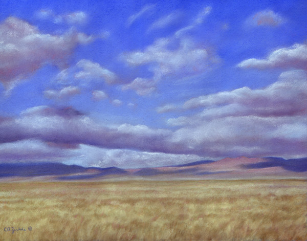Blue Sky Yellow Grass I by Carol Zirkle