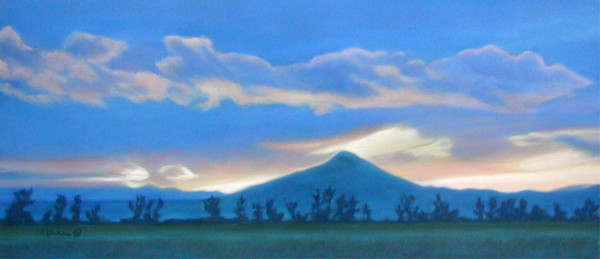 Blue Lone Mountain by Carol Zirkle