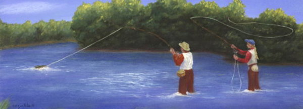 Fly Fishing by Carol Zirkle