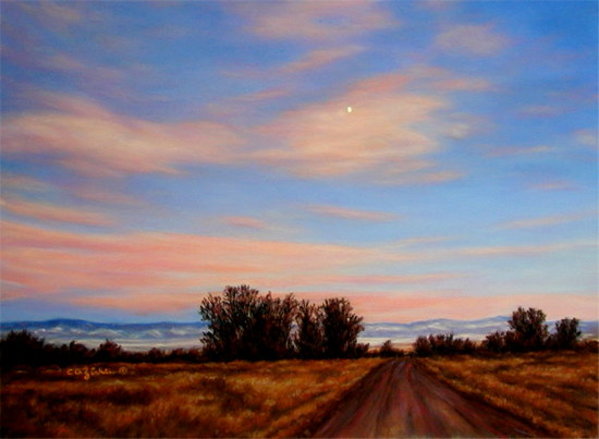 Half Moon Over Lane by Carol Zirkle
