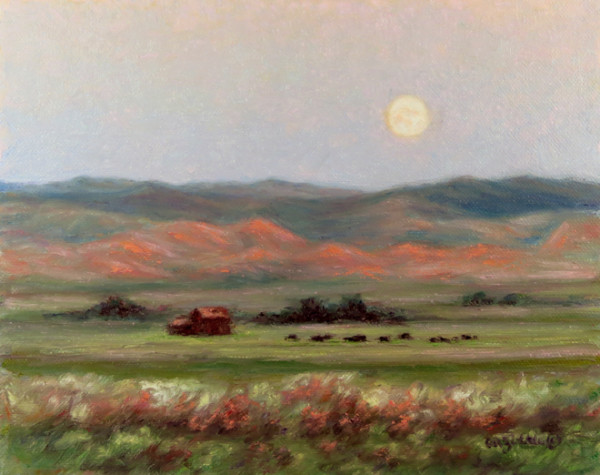 Montana Moon Rise by Carol Zirkle