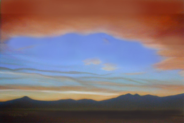 Orange Sky III by Carol Zirkle