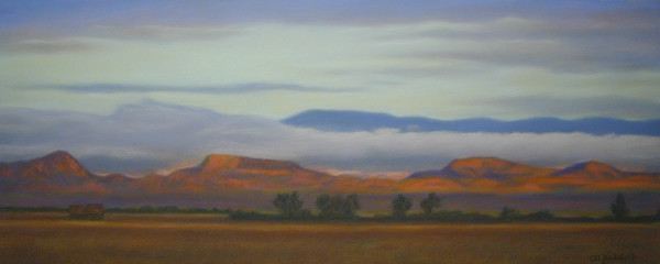 Pink Bluffs by Carol Zirkle