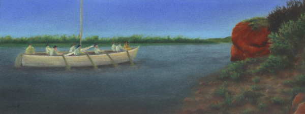 Sacajawea Boat by Carol Zirkle