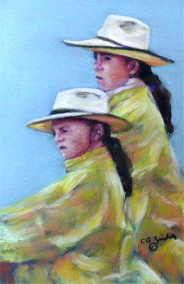 Sister Competitors (Lilly and Abby) by Carol Zirkle