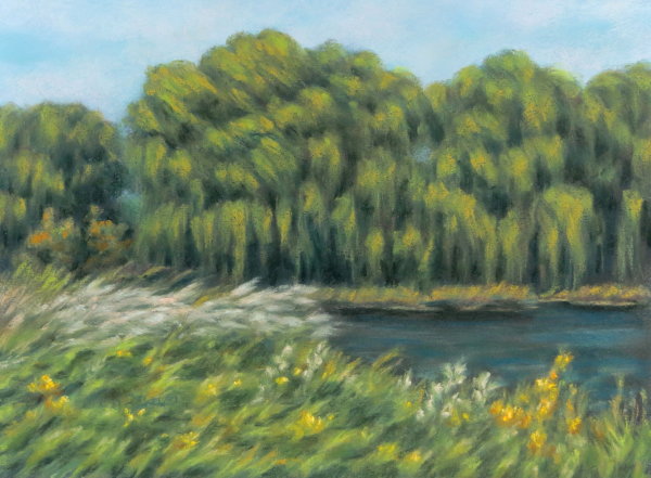 Wind through the Weeping Willows by Carol Zirkle