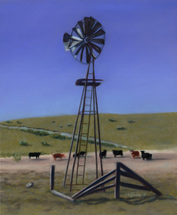 Break at the Windmill by Carol Zirkle