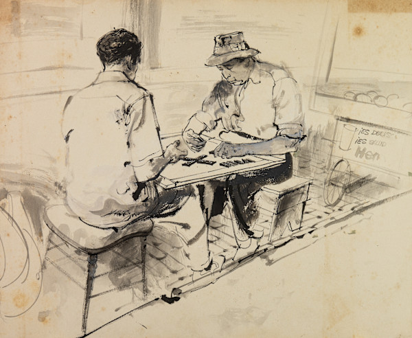 Dominoes in Puerto Rico by Bill Suttles, Image 1.
