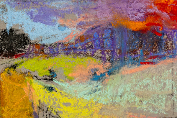 Spontaneous Miniature Plein Air Landscape by Bill Suttles, Image 1.
