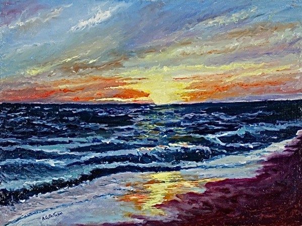 Sunset. Myrtle Beach by Anthony G. DeFurio