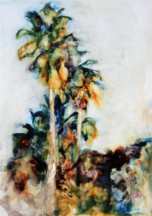 Apalach Palm Trees I by Elisha 