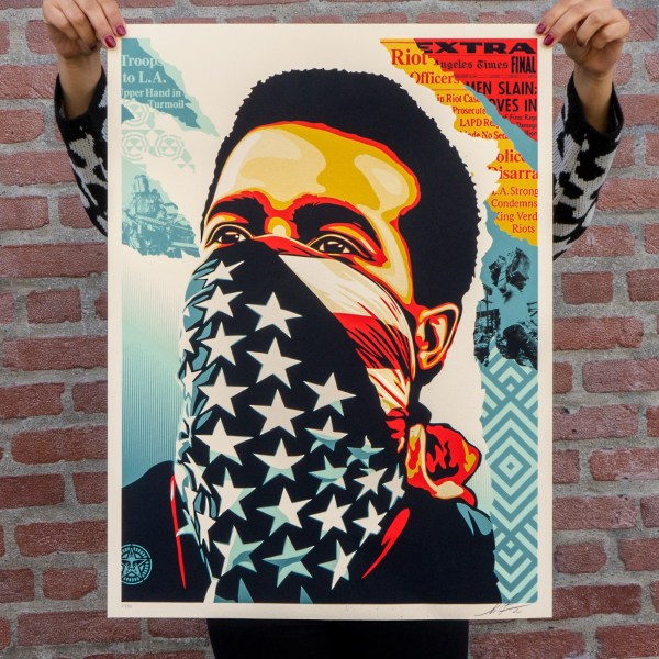 American Rage by Shepard Fairey & Ted Soqui