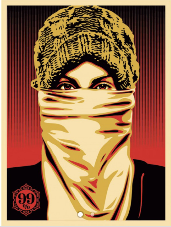Occupy Protester by Shepard  Fairey