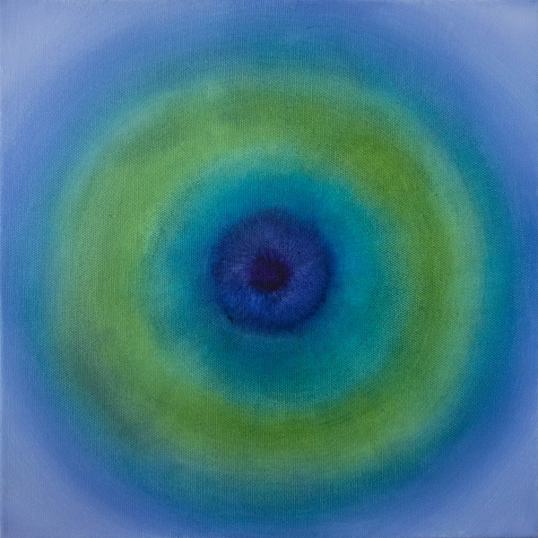 Untitled #334 (Soft Blue Target)