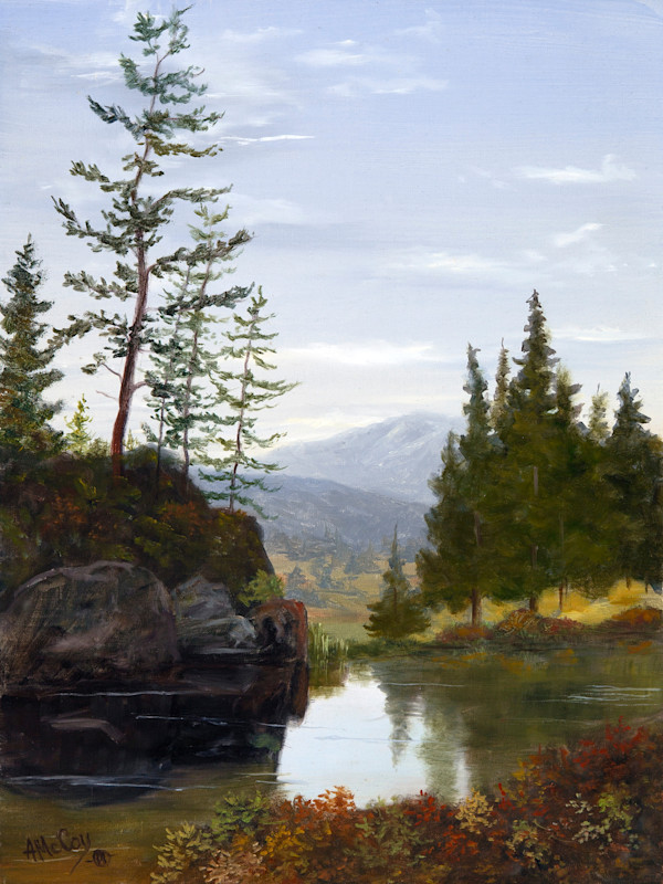 High Mountain Lake by Annie McCoy